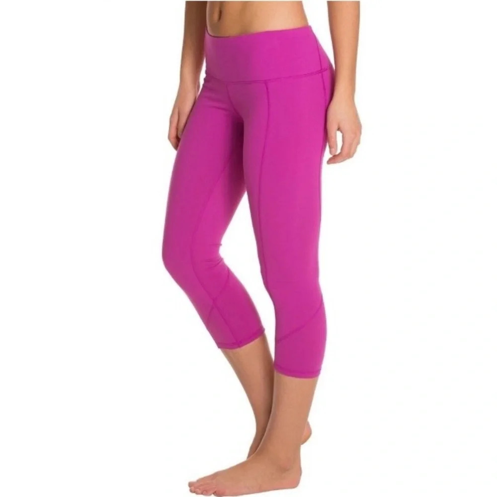 Prana Prism Leggings Sz‎ S Purple Yoga Capri Pocket